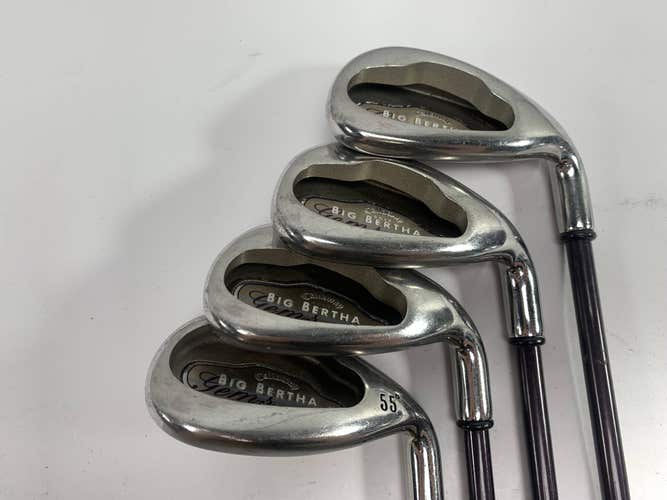 Callaway Big Bertha 2004 Iron Set 8-PW+SW Big Bertha Gems 65i 65g Ladies RH