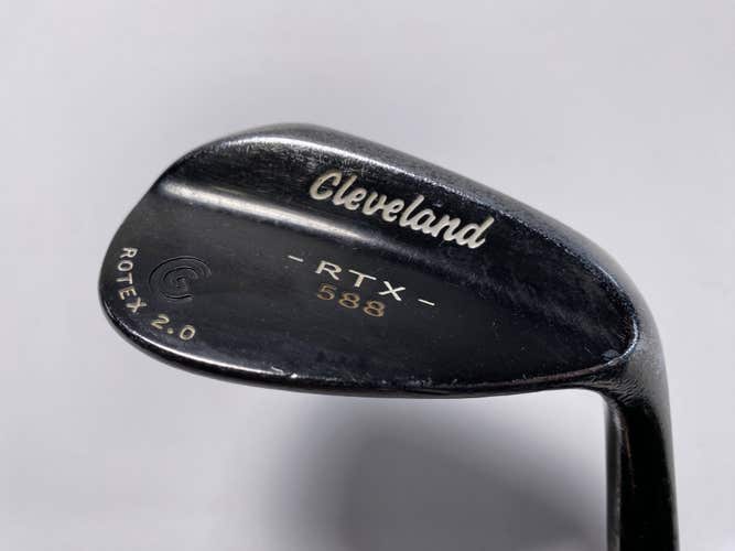 Cleveland 588 RTX 2.0 Black Satin Lob Wedge LW 60* True Temper DG Wedge Mens RH