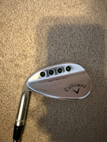 Callaway Mack Daddy 3 Left Hand Wedge Stiff Flex 50 Degree Steel Shaft (Used)