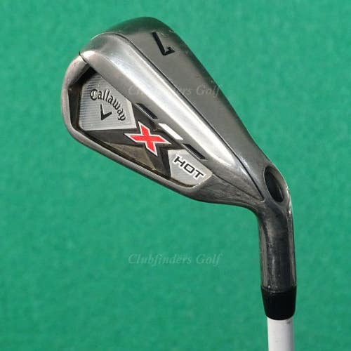 Callaway X-Hot Single 7 Iron Factory I-75G Graphite Regular