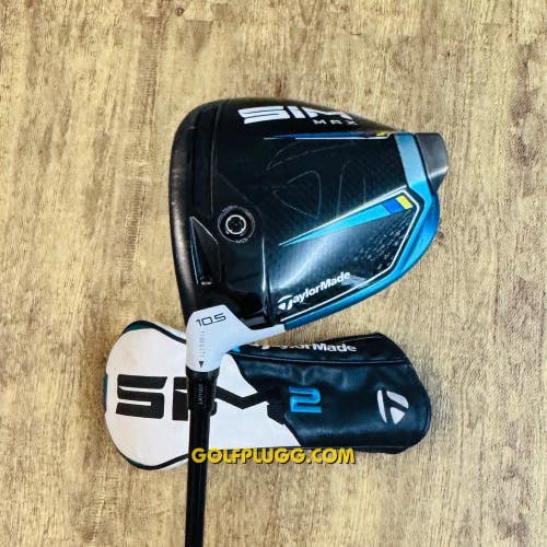 Left-Handed 10.5 Driver- Taylormade Sim2 Max w/ HC / Ventus, Regular (2257)
