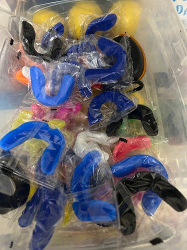 Unisex (New) mouth-guards individually wrapped
