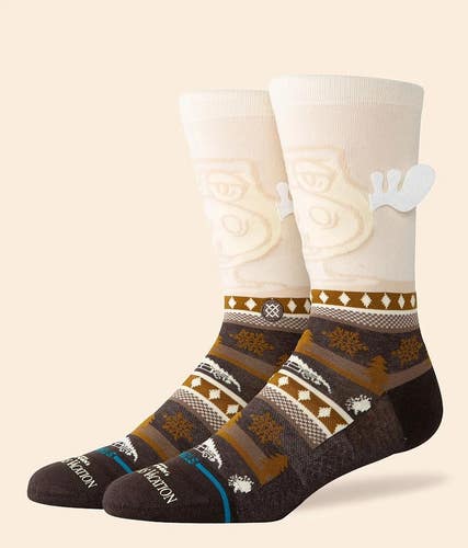 Stance x National Lampoons Christmas Vacation "Have some Eggnog' Large 9-13 Sock