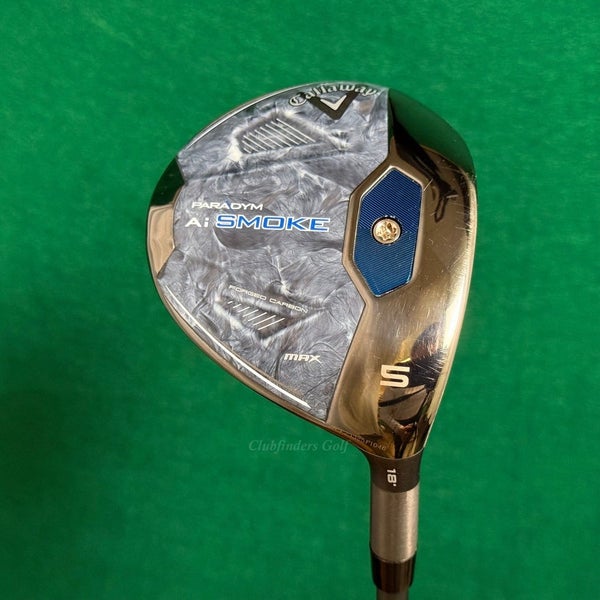 TOUR ISSUE Callaway Paradym Ai Smoke Max 18 Fairway 5 Wood HZRDUS Smoke Stiff