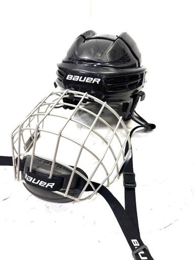 Used Bauer IMS 5.0 Helmet Cage Combo Black SM 11860-S000296573