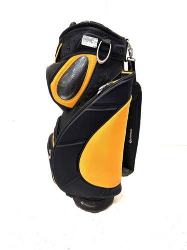 Used Taylormade CART BAG Mens Cart Bag Yellow 11860-S000296568