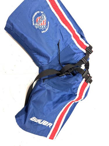 Used Bauer AMERICANS SHELL ONLY Junior Pant Navy Blue MD 11860-S000296546