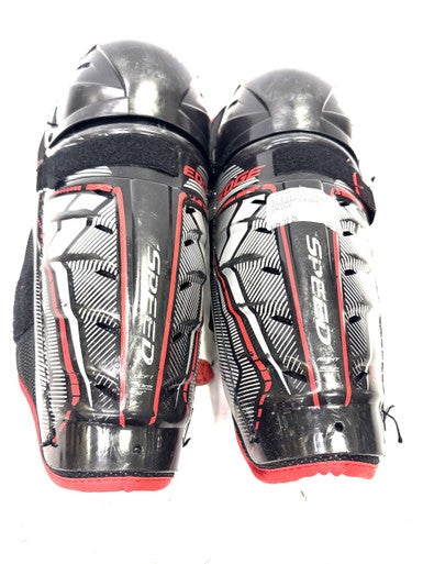 Used CCM EDGE Intermediate Shin Guards Black 12" 11860-S000296533