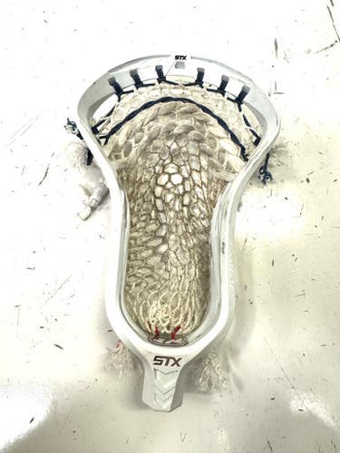 Used STX STALLION 1K Mens Lacrosse Head White 11860-S000296488