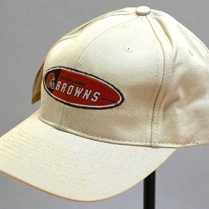 Cleveland Browns Vintage Late '90s NFL White NOS Logo Athletic Cap (New)