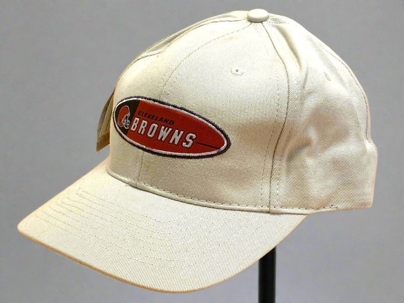 Cleveland Browns Vintage Late '90s NFL White NOS Logo Athletic Cap (New)
