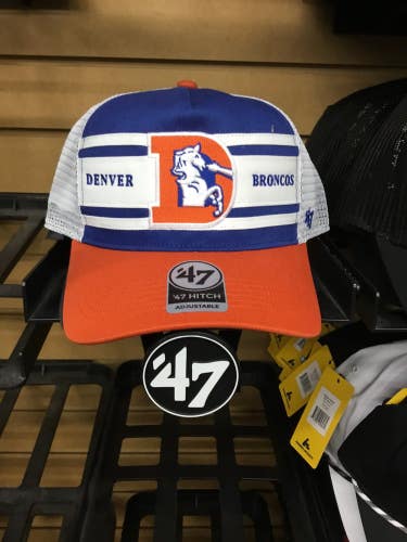 47 Brand Denver Broncos Gridiron Classic Super Stripe '47 Hitch NFL Branded Hat