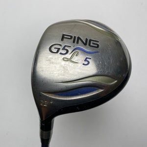 Ping G5 Ladies 5 Fairway Wood 22* ULT50F Ladies Graphite Womens LH