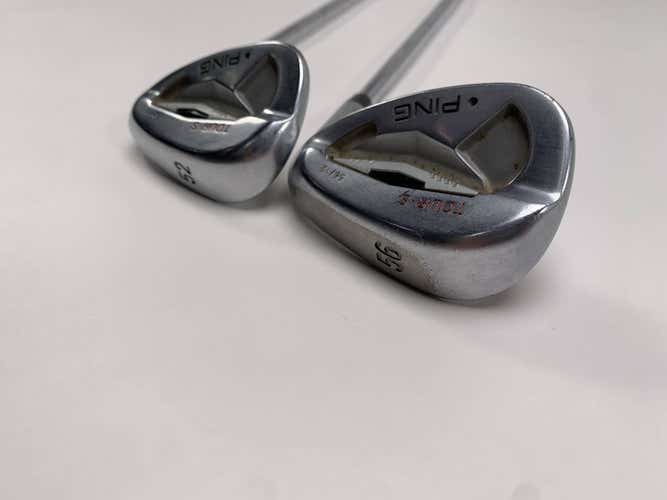 Ping Tour-S Chrome Wedge Set 52* 12 | 56* 12 Black Dot TT DG S300 Stiff Mens RH