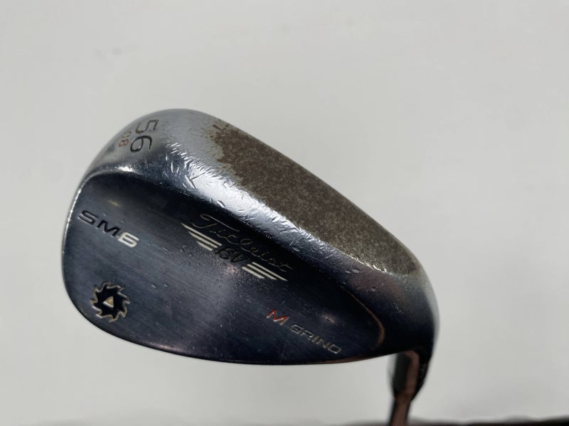 Titleist Vokey SM6 Tour Chrome Sand Wedge SW 56* 8 M-Grind Wedge Steel Mens RH