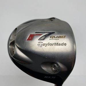 TaylorMade R7 Quad TP Driver 10.5* Fujikura Speeder 757 Tour Spec Extra Stiff RH