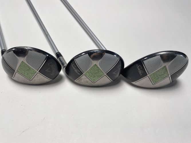 Callaway Solaire 2014 Wood Set 3 5 7 | 15* 18* 21* 55g Ladies Graphite Womens RH