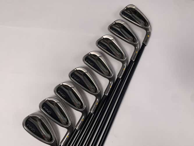 Ping G25 Iron Set 4-PW+SW Yellow Dot TFC189 Stiff Graphite Mens RH