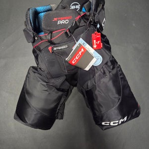 Senior Large CCM Jetspeed Pro Hockey Pants Black/white