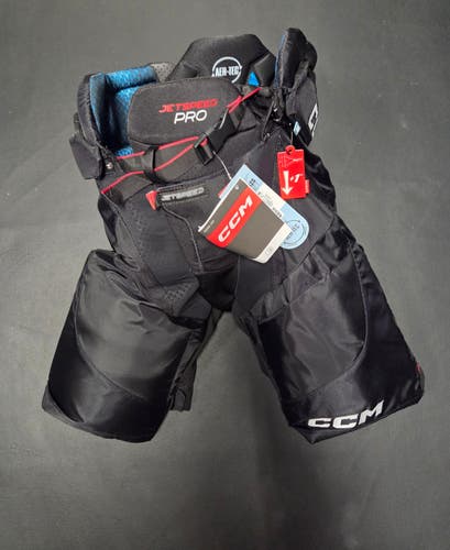 Senior Large CCM Jetspeed Pro Hockey Pants Black/white