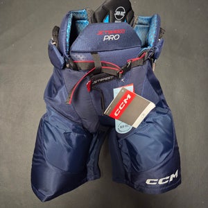 Junior Large CCM Jetspeed Pro Hockey Pants Navy