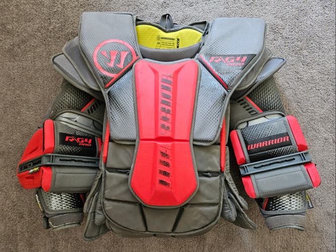 Large Warrior Ritual G4 Pro Goalie Chest Protector (Used)
