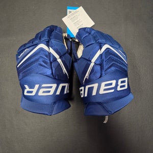 Bauer Vapor Flylite Gloves Intermediate 13" (New) royal/white