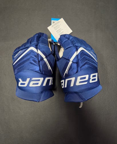 Bauer Vapor Flylite Gloves Intermediate 13" (New) royal/white