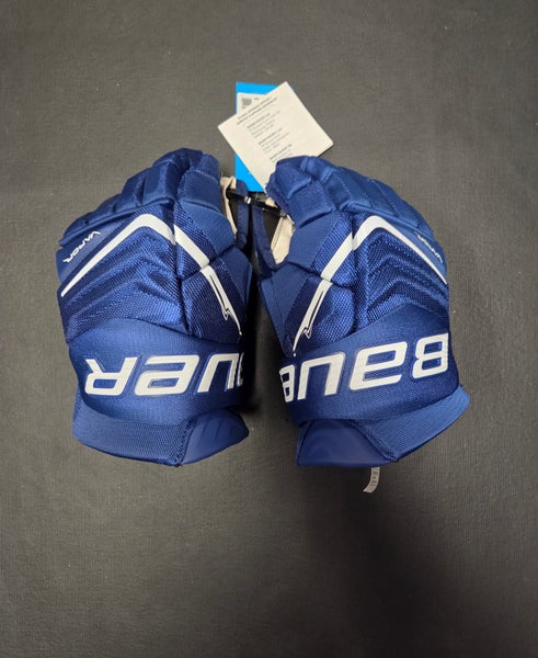 Bauer Vapor Flylite Gloves Intermediate 13" (New) royal/white