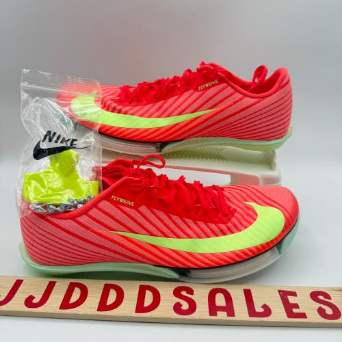 Nike Air Zoom Maxfly 2 Bright Crimson Lime Track Spikes FD8395-600 Men’s Sz 8 

New Without Box