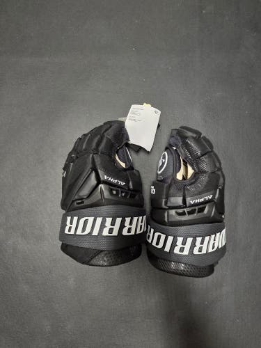 New Senior Warrior Alpha LX3 Pro Gloves 14" (New) black and white