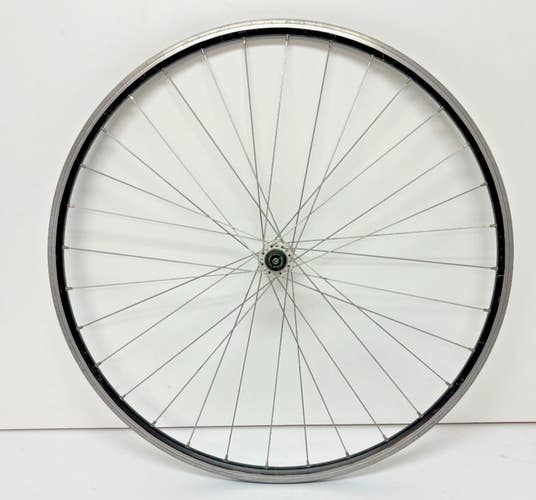 Black Aluminum 32-Spoke 700C Front Wheel Shimano Deore HB-M530 Hub Fast Shipping