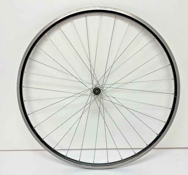 Black Aluminum 32-Spoke 700C Front Wheel Shimano Deore HB-M530 Hub Fast Shipping