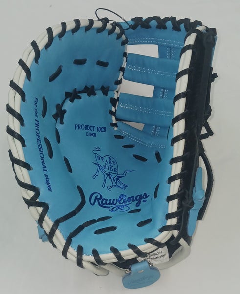 New Rawlings Left Hand Throw First Base Heart of the Hide Baseball Mitt 13"