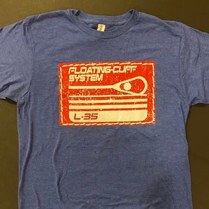 Vintage L35 Lacrosse Shirt Blue (Medium)
