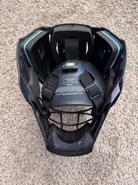 Used Black Easton Jen Schro Catcher's Combo - Mask (L) and Chest Protector (M)