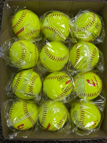 Champro Softball 12 Pack (1 Dozen) (New) 11” Safety Softballs