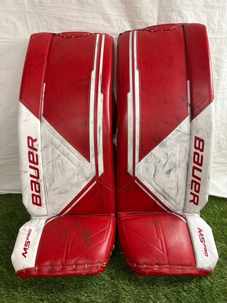 30+" Intermediate Bauer Supreme M5 Pro Goalie Leg Pads (Used)