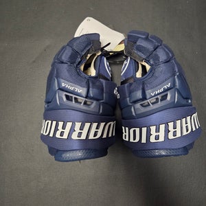 New Senior Warrior Alpha LX3 Pro Gloves 13" (New) navy and white