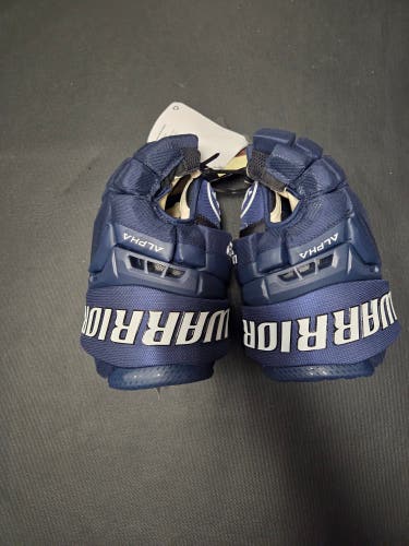 New Senior Warrior Alpha LX3 Pro Gloves 13" (New) navy and white
