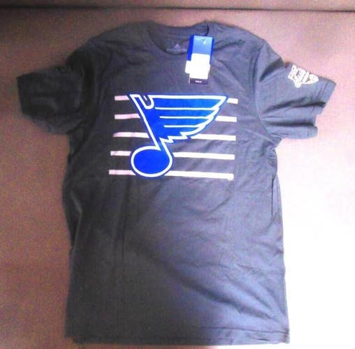St. Louis Blues Ryan O'Reilly #90 Gray Medium Men's Adidas Shirt (New)