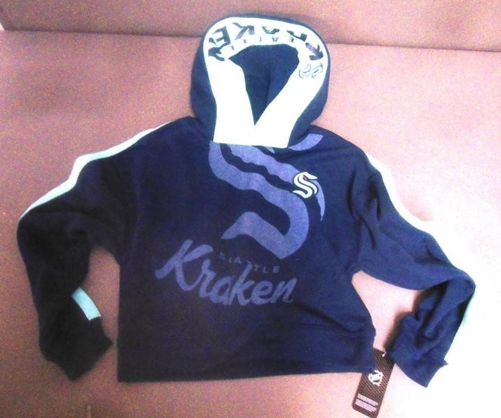 Seattle Kraken Hoodie Blue Medium Girls Shirt (New)