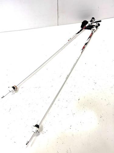 Used LEKI SPEED Mens DH Ski Pole White 125 cm / 50 in 11860-S000296287