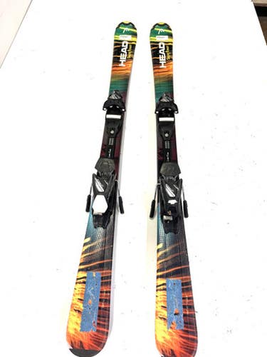 Used Head SUPER POWER Boys DH Ski/Binding Green 137 cm 11860-S000296384
