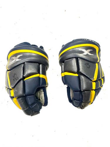Used Bauer VAPOR 10 Youth Gloves Navy Blue 10" 11860-S000296401