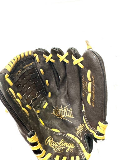 Used Rawlings HIGHLIGHT BB/SB Glove RH Throw Brown 11" 11860-S000296406