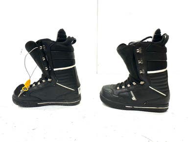 Used Burton FLEX Mens Snowboard Boots Black Senior 10.5 11860-S000296407