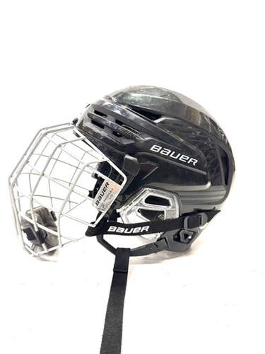Used Bauer RE AKT 85 Helmet Cage Combo Black LG 11860-S000296472