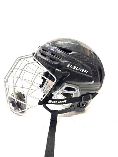 Used Bauer RE AKT 85 Helmet Cage Combo Black LG 11860-S000296472