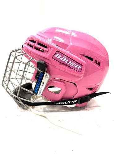 Used Bauer IMS 5 Helmet Cage Combo Pink SM 11860-S000296479